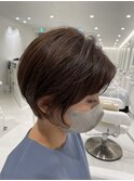 ☆お客様style☆大人可愛いコンパクトショートボブ