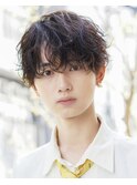 ツーブロック束感流行センターパート