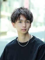 リップス 横浜(LIPPS)&nbsp;ソフトツイストパーマツイストパーマメンズパーマハーフアップ