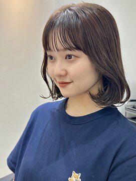 ヴィオットバイサロン(Viot by Salon) 韓国風◎　切りっぱなしボブ　ブラウン