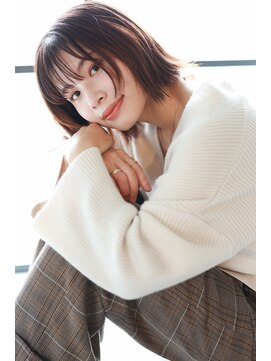 テトテ 門戸厄神店(tetote) 【tetote門戸厄神】ナチュラルレイヤーボブ / シアーカラー