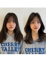 エレノア トーキョー 恵比寿(ELEANOAH TOKYO) 垢抜けレイヤーカット　韓国　顔周りカット