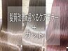 髪質改善in選べるケアカラー＋カット＋ハホニコTR¥11900