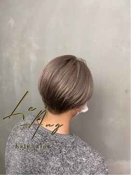 レアング(LeAng) マッシュショート　& グレイシルバー