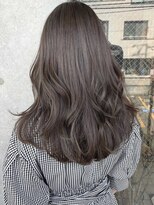 アンドレイ 表参道(andrey)&nbsp;[ANDREY]グレーベージュ/レイヤーロング/前髪パーマ黒髪カタログ