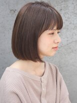 アンドレイ 表参道(andrey)&nbsp;[ANDREY]グレーベージュ/レイヤーロング/前髪パーマ黒髪カタログ