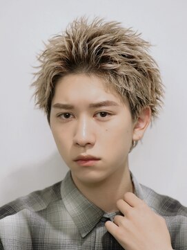 オーシャントーキョー 大阪(OCEAN TOKYO) ベリショスパイキーショートべリーショートアップバングメンズ