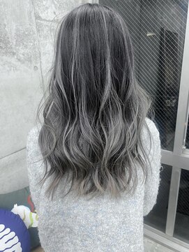 アルファ ヘアー(ALPHA HAIR) アッシュシルバーバレイヤージュ