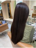 質感再生縮毛矯正とライトトリートメントで髪質改善 自由が丘