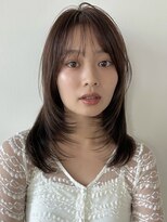 ディッセンバー 渋谷(December)&nbsp;【December】小顔カットブリーチなしベージュ酸性ストレート