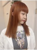 暖色カラー/ベビーピンク/髪質改善/小顔カット＆韓国ヘア