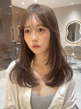 サイン 渋谷(SIGN) ザクザクレイヤーカット巻き方簡単ミディアムロング韓国渋谷