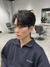 【ジェントルショート】men'sカット＋ダウンパーマ＋毛流れパーマ