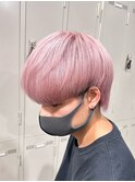 ホワイトピンク/メンズマッシュ