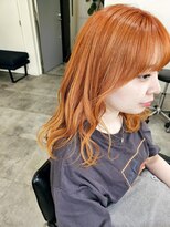 エイス 梅田 中津(Ace)&nbsp;オレンジカラー　ケアブリーチ