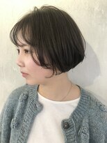 マイル 渋谷(mile)&nbsp;【SATSUKI】ショートボブ / ブリーチなしオリーブカラー