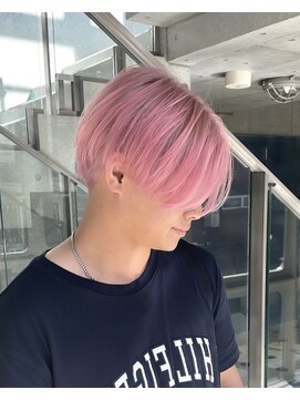 ヲタク(wotaku.) ピンクカラーメンズハイトーントリプルカラーケアブリーチ