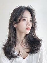 アオ(ao.) サイドレイヤー/ロングレイヤー/韓国/小顔レイヤー