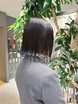 ウノプリール 西梅田ハービスプラザ店(uno pulir)&nbsp;【JUNYA HANDA】切りっぱなしボブ×髪質改善ストレート