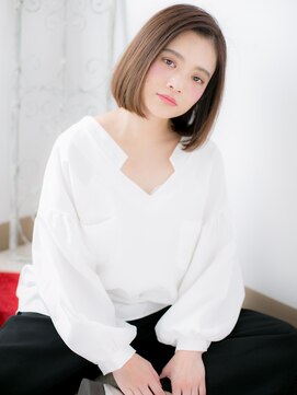 アートサロン センター北(art salon) センター北/髪質改善/シルキーベージュ×小顔ワンレンボブj