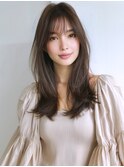 ☆ホワイトグレージュミニウルフデジタルパーマチェリーブラウン