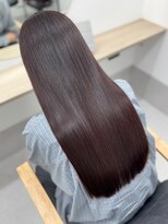 モモ(momo) ロング美髪顔周りレイヤー韓国ヘアくびれヘア_momo0001