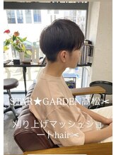 スターガーデン(STAR GARDEN) 2025年刈り上げマッシュショートhair◎