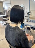 切りっぱなしボブ