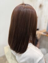 ルヴェール 茜部店(Le Vert) カラーで作るハイトーンピンクベージュカラー