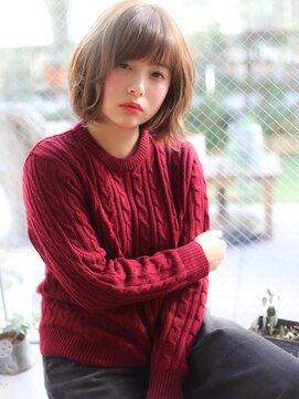 ヴィヴィ(VIVIE) 秋冬マロンベージュラベンダーアッシュグレージュ小顔ミニボブ