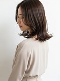 フェイスレイヤー30代40代50代外ハネボブ髪質改善透明感カラー