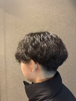 ヤスムラ(YASUMURA)&nbsp;学生にも◯しっかり波巻きパーマ【西宮北口/理容室/メンズ】