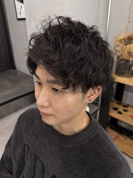 ウェイビー 桜木町店(WAVY) 【WAVY】アップバング×緩めツイスパ