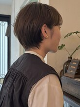 アンプラグド(unplugged) ショート/ショートパーマ/ハイトーンショート/前下がり/前髪
