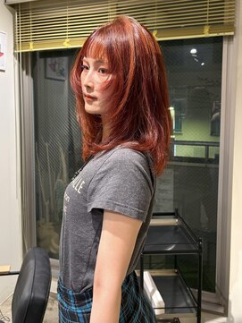 ノル 栄矢場町(nol) 秋っぽブリーチなしデザインカラー!