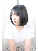 【Galante渡辺】色っぽボブの柔らかとろみブルージュ