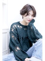 ドロップ(drop) マニッシュルーズチョコレートパーマショート〔表参道青山drop〕
