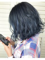 【ALLY阿部】インスタで大人気☆ブリーチをしないネイビーカラー