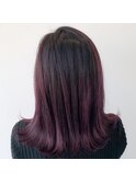 グラデーションカラー　カシスカラー　カシスバイオレット