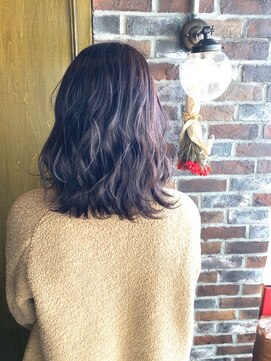 エイミー(Aimee) Aimee 町田　プラムブラウン×エアリーウェーブ