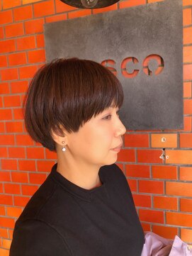 ボスコ 下北沢店(bosco) 秋色マッシュショート　≪saya≫