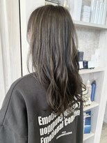 キャアリー(Caary)&nbsp;福山市美容室ストレートCaaryグレージュハイライト