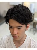 メンズツイストパーマ