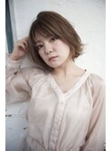 ニュアンスカラー小顔Aラインボブ【グランアージュ錦糸町】