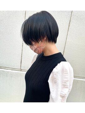 ナルヘアー 越谷(Nalu hair) ブルーバイオレット×ハンサムショート