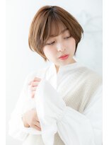 フェイス 赤羽 ネオ(face Akabane neo) 大人可愛い20代30代40代黒髪前下がりショートボブ丸みショート