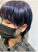 ネイビーグレー/ブルーグレージュ/メンズライクショート10代20代