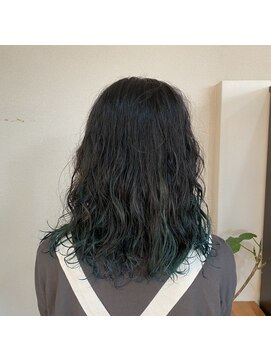 ヘアーメイク ドット(HairMakeDOT) パーマ×遊び心グラデーション