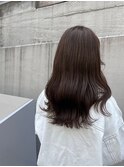 【矢後あやこ】大人モテ髪チョコレートブラウン