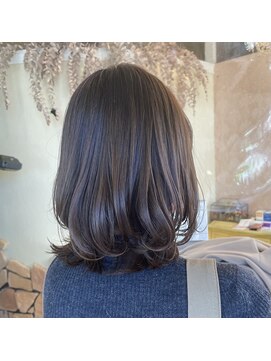 ヘアメイクエコー hair make echo ミディアムレイヤー